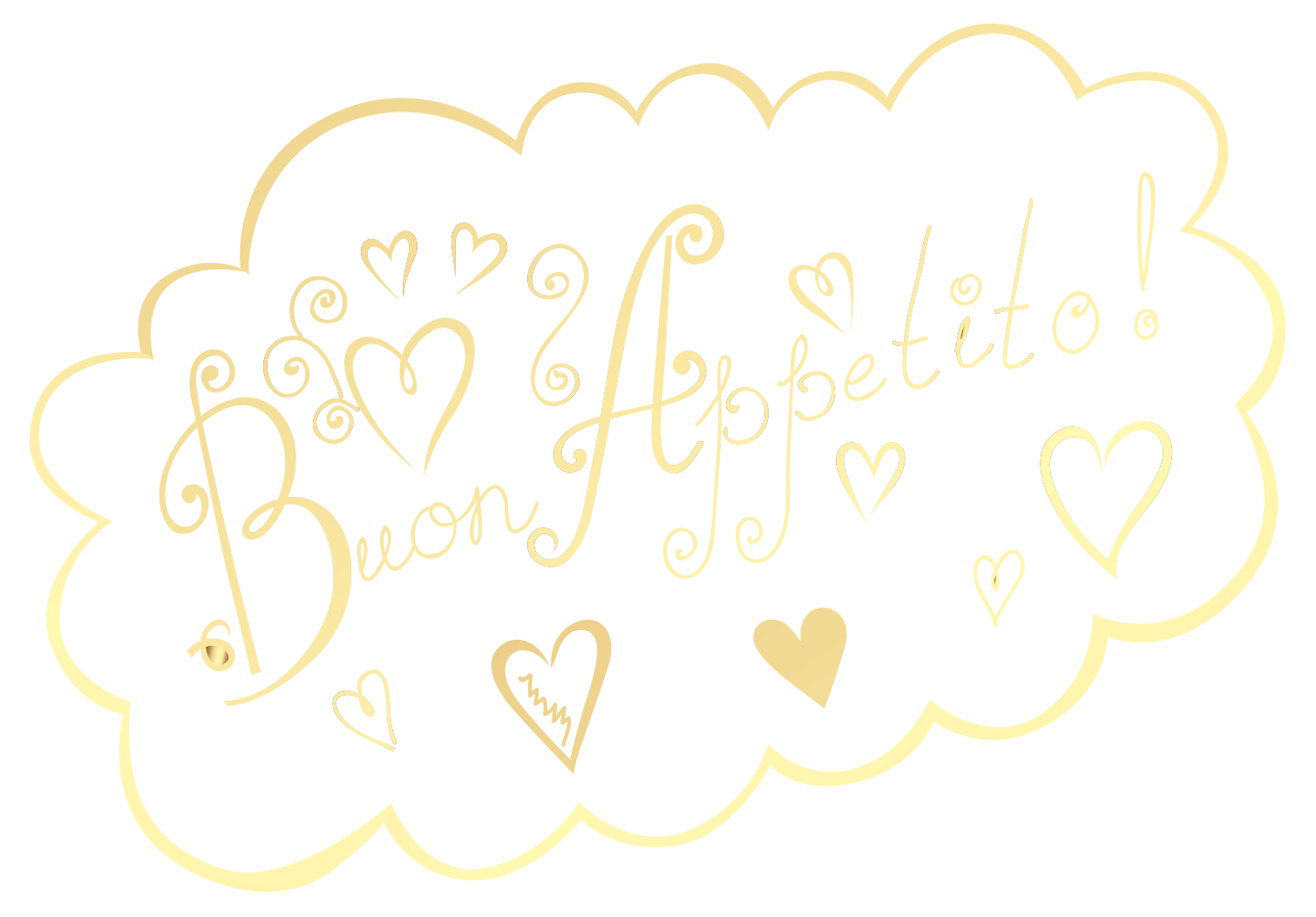 Ukrasni natpis Buon Appetito - Bistro Klaudia Banjole